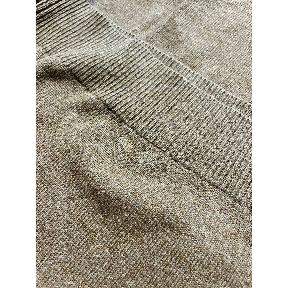 LL Bean Mens 100% Lambswool V-Neck Sweater Size Large - Picture 4 of 6
